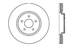 StopTech Infiniti Q60 Sport Cross Drilled Brake Rotor, Front Left