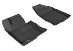 3D MAXpider 2012-2017 Hyundai Azera Kagu 1st Row Floormat - Black; 2012-2017