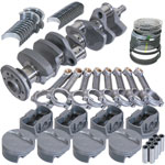 Eagle Chevy Pro Street 383 Rotating Assembly 4140 Crankshaft w/ 4340 I Beam Rods & Flat Top Pistons