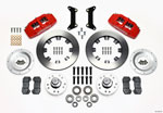 Wilwood Dynapro 6 Front Hub Kit 12.19in Red 79-87 GM G Body; 1979-1987