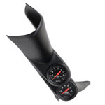 Autometer 01-06 Chevy Silverado 2500 HD A-Pillar Dual Z-Series Gauge Kit Pyrometer / Boost; 2001-2006