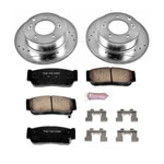 Power Stop 03-06 Kia Sorento Rear Z23 Evolution Sport Brake Kit; 2003-2006