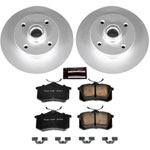 Power Stop 90-92 Volkswagen Corrado Rear Z23 Evolution Sport Coated Brake Kit; 1990-1992