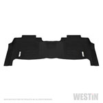 Westin 2016-2019 Nissan Titan/Titan XD w/Bucket Seats Wade Sure-Fit Floor Liners 2nd Row - Black; 2016-2019