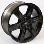 Ford Racing 2021 F-150 22x9.5 Gloss Black Wheel; 2021-2022