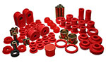 Energy Suspension 91-94 Ford Explorer 4WD Red Hyper-flex Master Bushing Set; 1991-1994