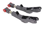 BMR 10-15 5th Gen Camaro Rear Lower Control Arms On-Car Adj. (Polyurethane) - Black Hammertone