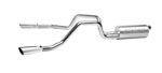 Gibson 96-97 Chevrolet C1500 Base 5.7L 2.5in Cat-Back Dual Split Exhaust - Stainless; 1996-1997