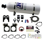 Nitrous Express Nissan GT-R Nitrous Plate Kit (35-300HP) w/15lb Bottle; 2009-2020