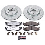 Power Stop 11-12 Ford Taurus Front Z36 Truck & Tow Brake Kit; 2011-2012