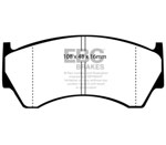 EBC 95-97 Nissan Sentra 1.6 Greenstuff Front Brake Pads; 1995-1997