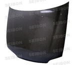 Seibon Carbon Fiber Oe Style Hood Honda Civic 4dr (Eg8); 1992-1995