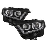 xTune 15-16 Ford Edge (Halogen Model Only) LED Projector Headlights - Chrome PRO-JH-FEDGE15-LED-C; 2015-2016