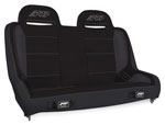 PRP Jeep Wrangler JKU/JLU Elite Series Rear Bench- Black; 2006-2018