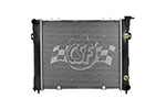 CSF 93-98 Jeep Grand Cherokee 5.2L OEM Plastic Radiator; 1993-1998