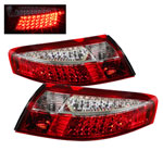 xTune Porsche 911 996 LED Tail Lights - Red Clear