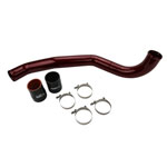 Wehrli 17-19 Chevrolet 6.6L L5P Duramax Driver Side 3in Intercooler Pipe - WCFab Red; 2017-2019