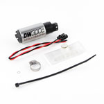 DeatschWerks 88-91 BMW 325i DW300C 340 LPH Compact Fuel Pump w/ Install Kit (w/o Mounting Clips); 1988-1991