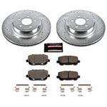 Power Stop 14-19 Dodge Charger Rear Z23 Evolution Sport Brake Kit; 2014-2021