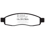 EBC 04-05 Infiniti QX56 5.6 Greenstuff Front Brake Pads