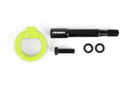 Perrin 14-19 Subaru Forester/Ascent Tow Hook Kit (Rear) - Neon Yellow; 2014-2019