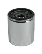 Moroso 97-06 Early GM LS 13/16in Thread 3-1/2in Tall Oil Filter - Chrome; 1997-2006