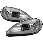 Spyder Apex Series 05-13 Chevrolet C6 Corvette Hi Powered LED Module Headlights; 2005-2013