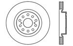 StopTech Lexus LS460 Sport Cross Drilled Brake Rotor, Front Left