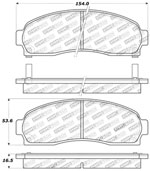 StopTech Sport Brake Pads Ford Ranger, Front