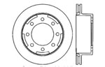 StopTech GMC Sierra 1500 Sport Cross Drilled Brake Rotor, Rear Left; 2004-2004