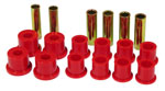 Prothane 82-96 Ford Rear Spring & Shackle Bushings - Red; 1982-1996