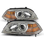 Xtune Acura Mdx 2004-2006 Crystal Headlights Chrome HD-JH-AMDX04-AM-C; 2004-2006