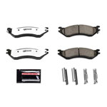 Power Stop 97-02 Ford Expedition Front or Rear Z36 Truck & Tow Brake Pads w/Hardware; 1997-2002