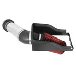 Spectre 99-03 Ford F250/350 V8-7.3L DSL Air Intake Kit - Polished w/Red Filter; 1999-2003