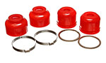 Energy Suspension 94-06 Hummer H1 Red Front or Rear Ball Joint Boot Set; 1994-2006