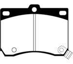 EBC 91-96 Ford Escort 1.8 Ultimax2 Front Brake Pads