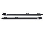 Rampage 2020+ Jeep Gladiator (JT) Rock Rail Nerf Bar - Black; 2020-2024