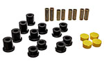 Energy Suspension 90-97 Mazda Miata Black Front Control Arm Bushing Set; 1990-1997