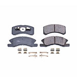 Power Stop 14-15 Mitsubishi Mirage Front Z17 Evolution Ceramic Brake Pads w/Hardware