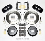 Wilwood AERO4 Rear Kit 14.25in 2014-Up Challenger w/Lines; 2014-2021