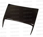 Seibon 00-05 Toyota Celica C1 Carbon Fiber Hood Scoop; 2000-2005