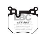 EBC 08-10 BMW 135 3.0 Twin Turbo Redstuff Rear Brake Pads