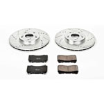 Power Stop 04-08 Acura TL Front Z23 Evolution Sport Brake Kit; 2004-2008