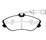 EBC 92-95 Audi 90 2.8 Ultimax2 Front Brake Pads