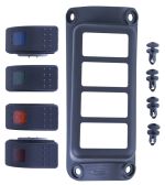 Daystar 2015-2018 Jeep Renegade 2WD/4WD - A-Pillar Rocker Switch Pod (Switches Included); 2015-2018