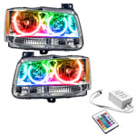 Oracle 08 Dodge Magnum SMD HL - Chrome - ColorSHIFT w/ Simple Controller; 2008-2008