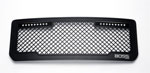 Putco 15-19 GMC Sierra HD Lighted Boss Grille (Qty 2 - 10in Luminix Light Bars); 2015-2019