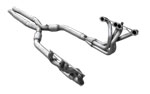 American Racing Headers Corvette C4 LT1 / LT4 / L98 Long System With Cats: 1-3/4 x 1-7/8in x 3in Step Header, 3in x 3in X-Pipe With Cats, 3in Connection Pipes; 1984-1991