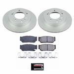 Power Stop 07-09 Kia Sorento Rear Z17 Evolution Geomet Coated Brake Kit; 2007-2009