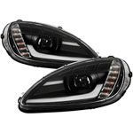 Spyder Apex Series 05-13 Chevrolet C6 Corvette Hi Powered LED Module Headlights; 2005-2013